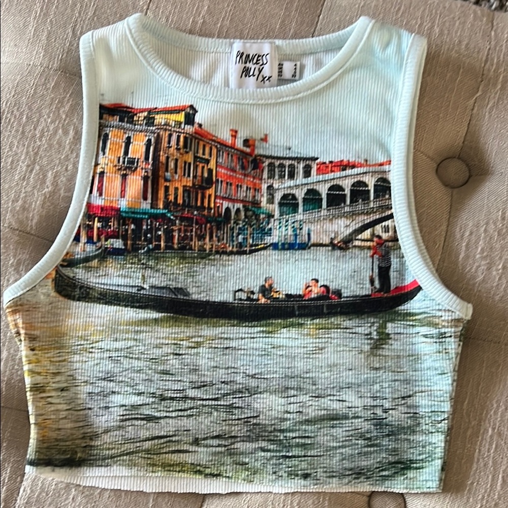 Princess Polly New Never Worn, Ribbed Crop Top